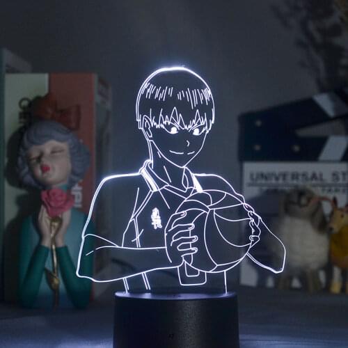 Anime Haikyu!! Led Night Light Tobio Kageyama Lamp for Bedroom Decor Nightlight Kids Child Birthday Gift Haikyuu Light Kageyama