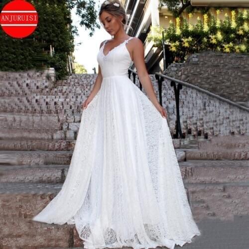 Lace Wedding Dresses ANJURUISI China