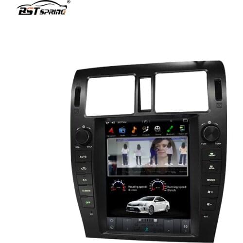 Bosstar Auto tesla style car audio dvd player for Toyota Crown 2013 2014 car gps navigation system stereo radio 1 din