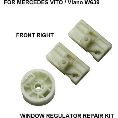 CAR ELECTRIC WINDOW REGULATOR KIT FOR MERCEDES VITO / Viano W639 WINDOW REGULATOR ROLLER FRONT RIGHT 2003-2016