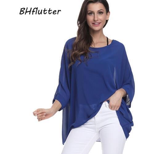 Блузки с цветами BHflutter China At AliExpress