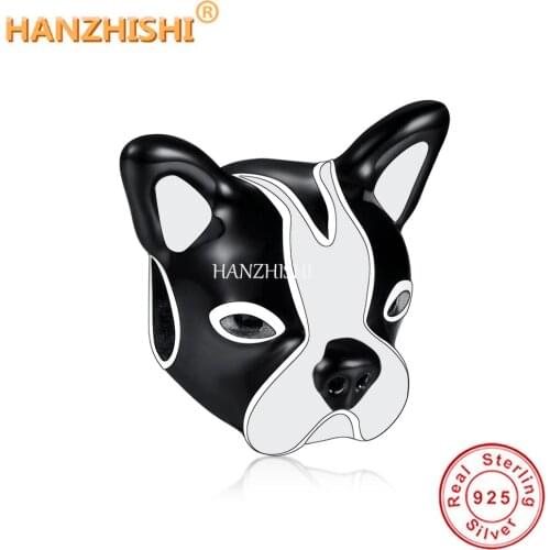 2021 Summer Collection 925 Sterling Silver Cute Animal Dog Beads Fit Original Pandora Charm Bracelet For Jewelry Making Berloque