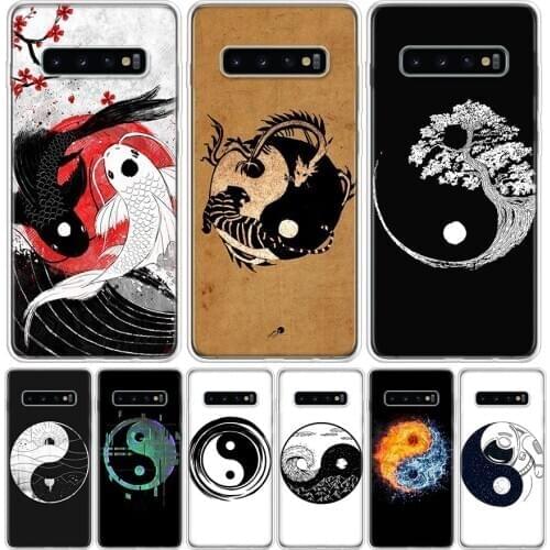 Eight Diagrams Taiji Yin Yang Phone Case For Samsung Galaxy S10 S20 Ultra Note 10 9 8 S9 S8 J4 J6 J8 Plus Lite + Pro S7 Coque Ca