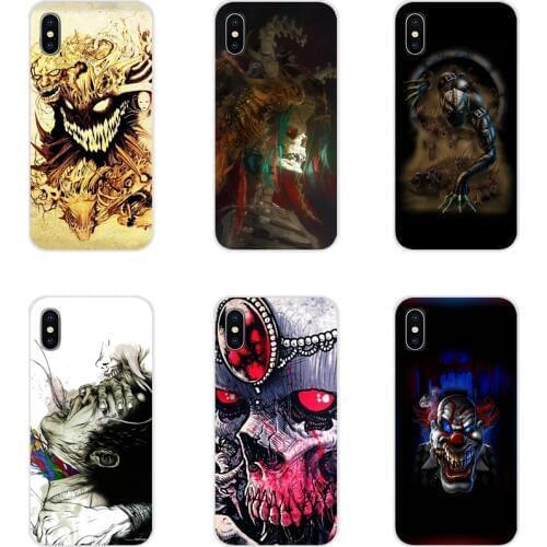 TPU Skin Cover Monsters Skull Badass Dark Arts For HTC One U11 U12 X9 M7 M8 A9 M9 M10 E9 Plus Desire 630 530 626 628 816 820 830