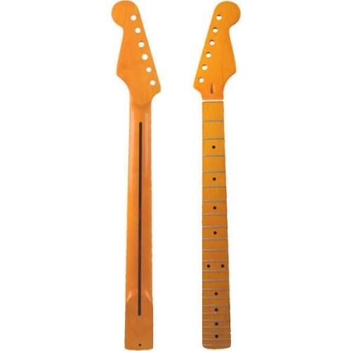 Guitar Neck for ST Replacement maple 22 Fret maple Fretboard