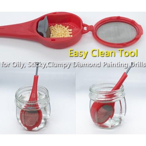Oily Sticky Clumpy Drills Clean Tools Diamond Painting Rhinestones Specialty Design for 5D DIY Paint Accessories