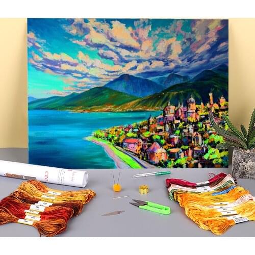 One Direction Diy 11ct s Needlework Set Printed Canvas Cotton Thread Home Decoration Hot Sell Adults