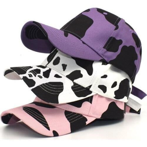 New Fashion Women Milk Cap Multicolor Irregular Print Baseball Cap Female Outdoor Summer Tourists Travel Snapback Sport Hat