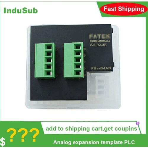 New Original PLC Programmable Logic Controller FBS-B4AD plc 24VDC 2 AO Analog Expansion Modules