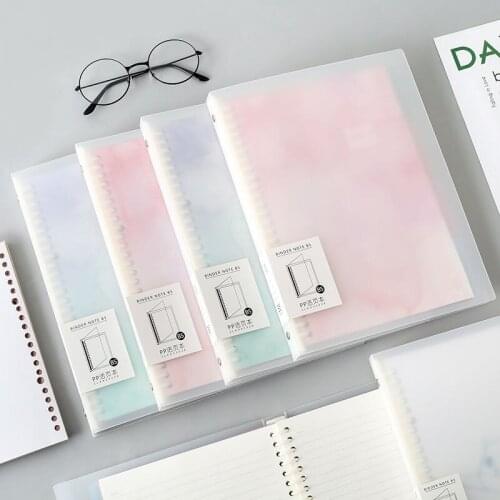 Fantasy Plastic Folder Binder A5/B5 Loose-leaf Notebook Can Replace The Core Book Student