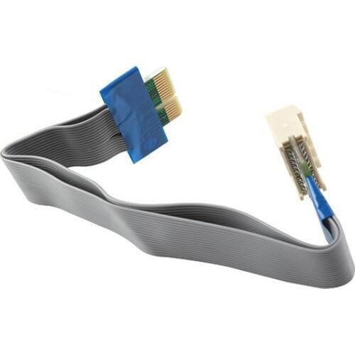 PCI-E 1X PCI-E Extension Slot Riser Card Extension Flex Relocate Cable Extender power supply cable for bitcoin miner currency