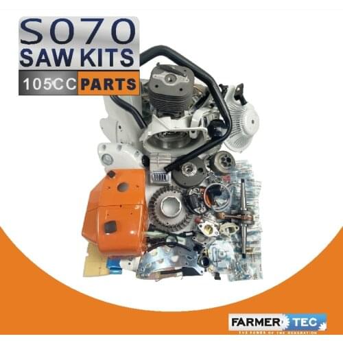 Farmertec Made Complete Repair Parts Compatible with Stihl 070 090 Chainsaw Engine Motor Crankcase Cylinder Piston Crankshaft