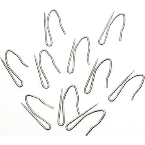 -10pcs Curtain Drapery Pin Hooks - Silvery