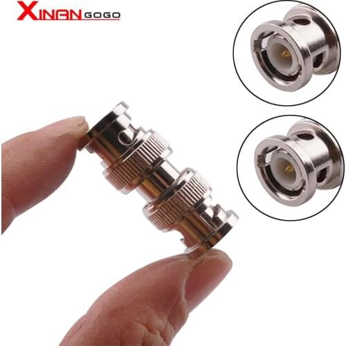 RF Coaxial Adapter BNC to BNC Connector BNC Male to BNC Male Plug