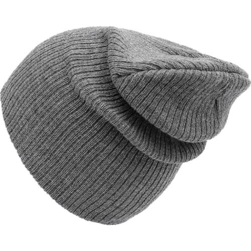 Hat Winter Women And Men Beanies Knitted Solid Hat Male Autumn Winter Japanese Korean Style Bucket Cap Casual Black Grey