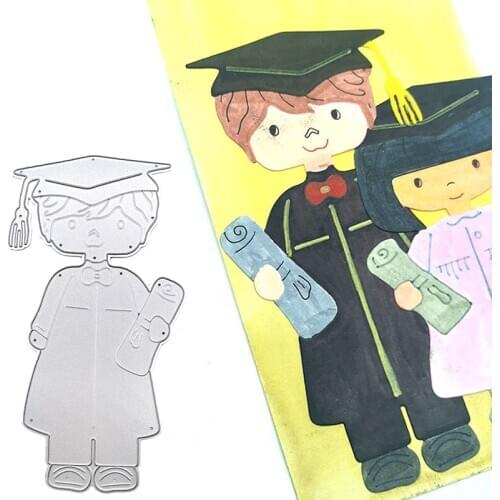 Julyarts Schoolboy Dies Scrapbooking Nouveau 2020 Craft Supplies Stencil Scrapbooking Photo Album Card Paper Embossing Craft