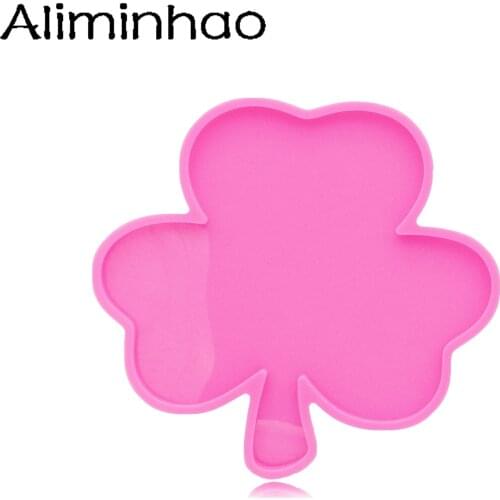 DY1118 6inch Leaves Coaster Silicone Mold, DIY Crafting Mold Epoxy and Resin Craft Molds, Geode Coaster Agate