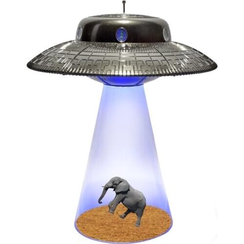 UFO Night Light, LED Desk Lamp Dimmable Table Lamps Desklight Flicker-Free Light Bedside Lamps for Bedroom Living Room Kitchen