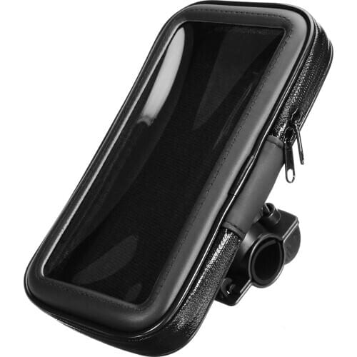 Universal Bike Bicycle Motorcycle Phone Case Waterproof Bag Handlebar Mount Holder Stand Compitable For Mobile Smart Phone