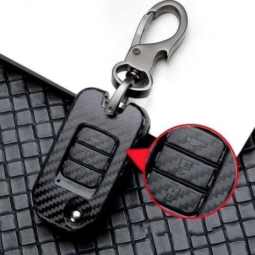 ABS Car Key Cover Protection For Honda Odyssey Vezel city Civic BR-V HR-VCRV Pilot Accord Jazz Jade Accessories Ring Covers