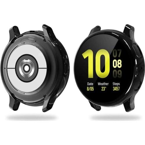 Protective Case for samsung galaxy watch active 2 Ultra-thin Soft silicone HD Full Screen Protection cover Galaxy Active 40/44mm