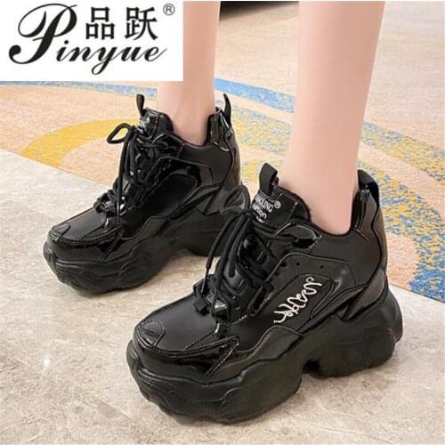 Hot Sale Chunky Platform Outdoor Sneakers Women Winter Warm Super High Heels Casual Shoes Woman Height Increasing Boots Mujer