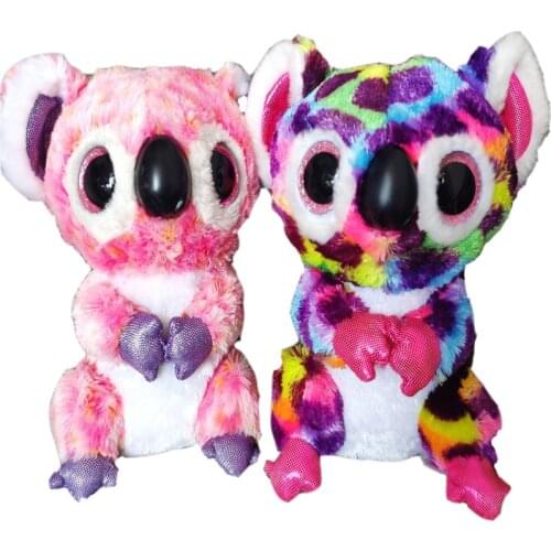 15cm Ty Big Eyes Stuffed Peas Plush Animal Soft Kacey the Koala Doll Collection Boys and Girls Christmas Birthday Gifts