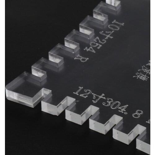 3pc Guitar Fingerboard Fretboard Radius Gauge Luthier Guitar Arc Tool Parts