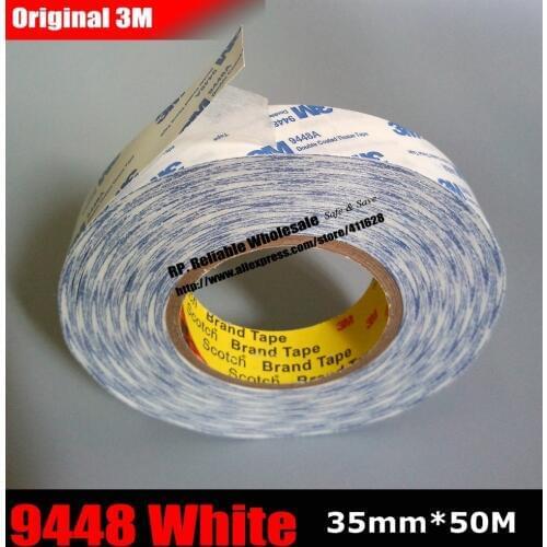35mm*50M*0.15mm) 3.5cm wide, 3M9448 High Temperature Resistance Double Coated Tape for Phone LCD Housing Case Adhesive Repair