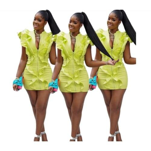 BELLYQUEEN Green Summer Dresses