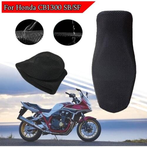 For Honda CB1300 SB SF For 2021 2020 2019 2018 CB1300SB CB1300SF Accessory Rear Seat Cowl Cover Insulation Net 3D Mesh Protector