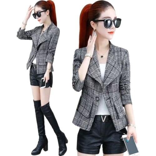 Женские брючные костюмы в клетку DIANRUO China At AliExpress