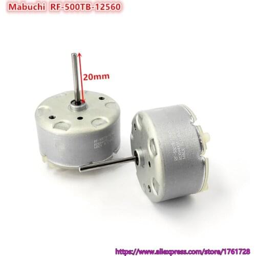 Brand new 20.5mm long shaft 500 DC motor DC6V~12V RF-500TB-12560 metal brush motor for Air humidifier