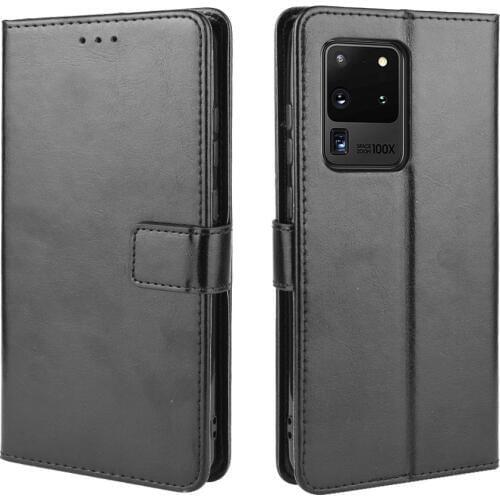 For Samsung Galaxy S20 S 20 Ultra Case Flip Luxury PU Leather Phone Case For Samsung S20+ S 20 Plus 5G Case Cover