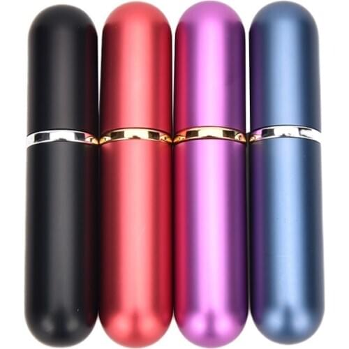 Pocket 5ml Bottles Refillable Traveler Aluminum Spray Atomizer Empty Parfum Bottles For Girls Portable Mini Perfume Bottlle