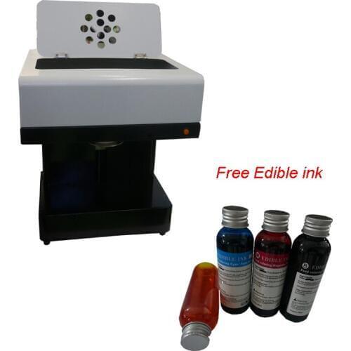 Latte art Coffee printer Cake 3D edible Food printer Selfie Coffee printing machine with Edible ink