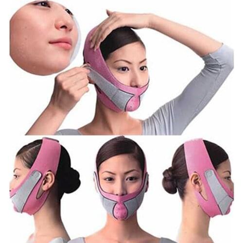 Beauty Women Anti-wrinkle V-Line Half Face Lifting Mask Belt Chin Cheek Slimming Strap