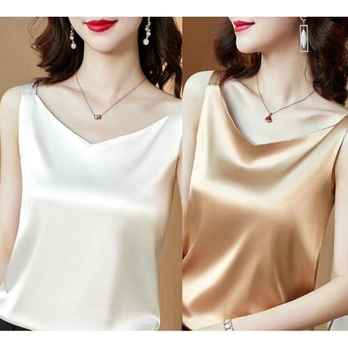 Summer Free Shipping New Suspender Women Undergarment Satin Top Sexy Underwear Womens Clothing T Shirt Plus Size 3xl Black