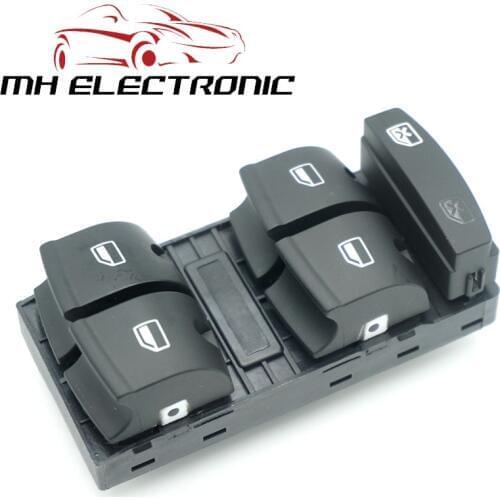 MH Electronic High Quality 4F0959851F 4F0-959-851-F Window Master Switch For Audi A3 8P1 8PA A6 4F2 C6 S6 Q7 2005 2012