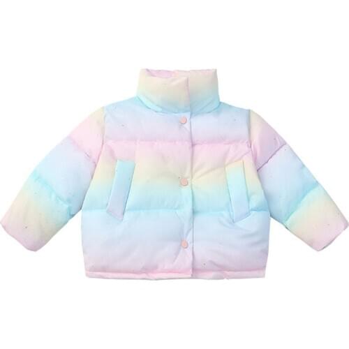 New Winter Fall Kids Coat Solid Baby Girl Clothes Toddler Girls Button Girls Clothes Girl Zipper Coat Outerwear For Girls