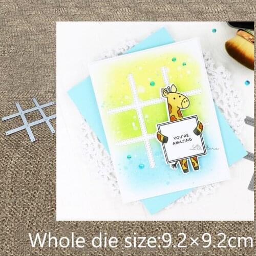 New Design Craft Metal stencil mold Cutting Dies Tic Tac Toe decoration scrapbook die cuts Album Paper Card Craft Embossing