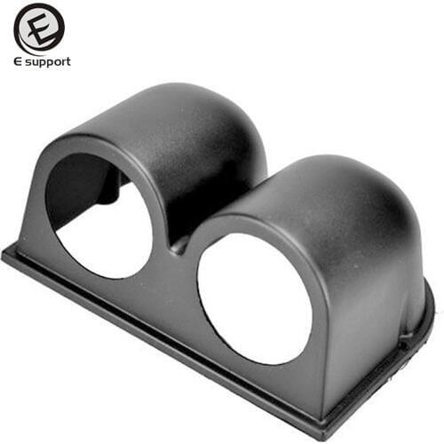 EE support Universal Black 2" 52mm Automobile Clock Dual Hole Dash Gauge Pod Mount Holder Hot Sale Car Styling Accessories