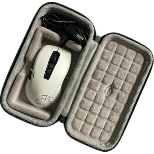 Portable Hard Shell Carrying Case for ROCCAT KONE ULTRA/PURE/SEL Mouse Case Storage Box Protection Bag Cover