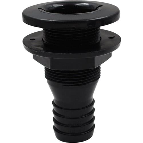 Durable Plastic 1-1/4'' Marine Thru-Hull Fittings Replacement for Boat