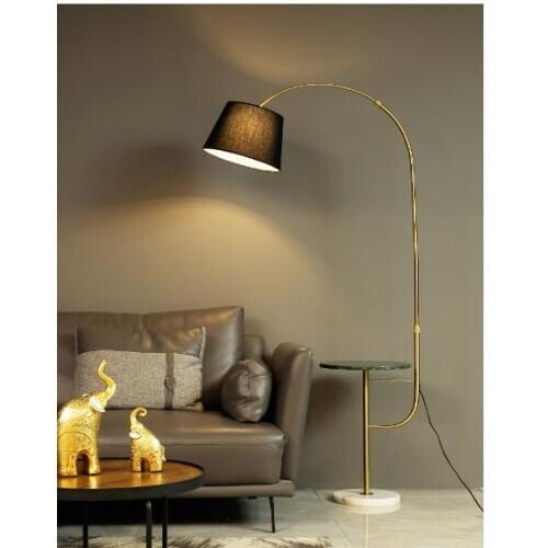 Nordic fishing lamp floor lamp living room bedroom bedside wireless charging coffee table vertical table lamp