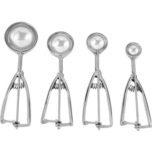 1PCS Stainless Steel Portion Scoop-Ice Cream Scoop -All-purpose Scoop For Ice Cream, Frozen yogurt, Cookie dDough, meat balls