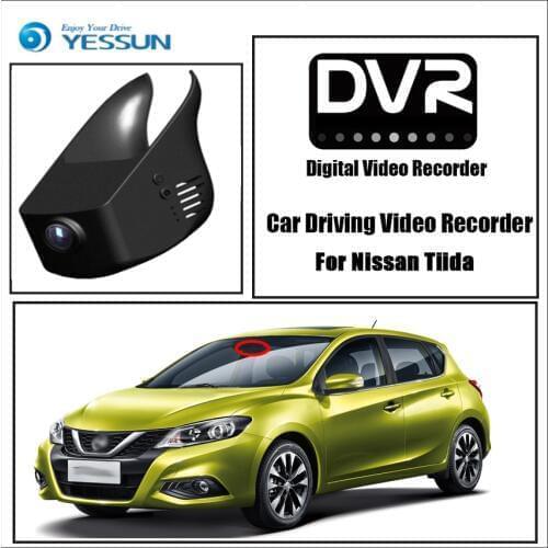 YESSUN for Nissan Tiida Car DVR Mini Wifi Camera Driving Video Recorder Novatek 96658 Registrator Dash Cam Original Style