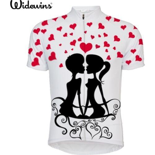 Lovers woman Cycling Jersey Short Sleeve girl Lover Jersey Bike Breathable Bicycle Clothing For Spring Have mutual affinity 5584