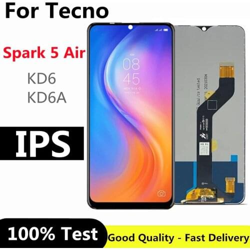 7.0" For Tecno Spark 5 Air LCD KD6A Display Touch Screen Digitizer Assembly For Tecno KD6 LCD Repair Replacement