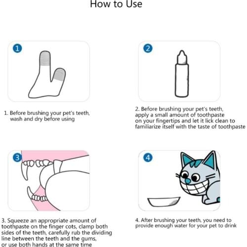 Pet Dog Toothbrush Series Cat and Dog Finger Toothbrush,Toothbrushes for Dogs, Cats, and Most Pets R9CA